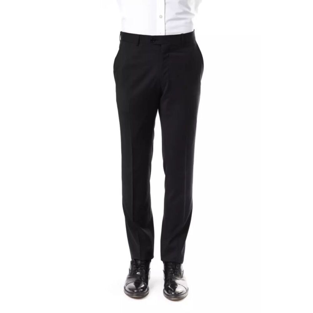 Uominitaliani Gray Wool Men's Suit Men's Pants